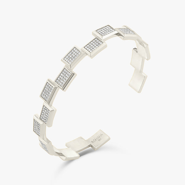 White Gold Pavé Unzi Bracelet